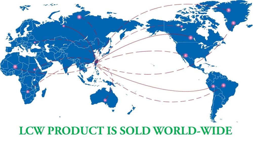 LCW product is sold world-wide